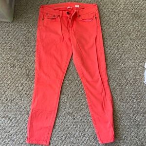J. Crew Toothpick ankle jeans